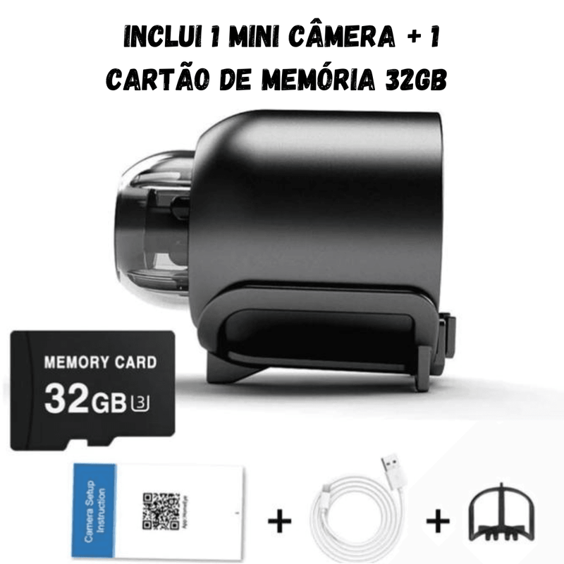 Mini Câmera Nano Vision Max HD - Tecx - KV CLUBE